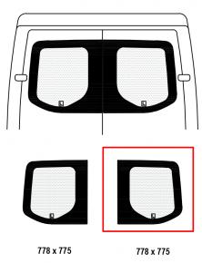 AJTÓÜVEG RAKTÉRAJTÓ SZÍNEZETT JOBB MERCEDES SPRINTER 2018-